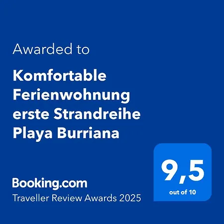 Apartment Komfortable Erste Strandreihe Playa Burriana Nerja